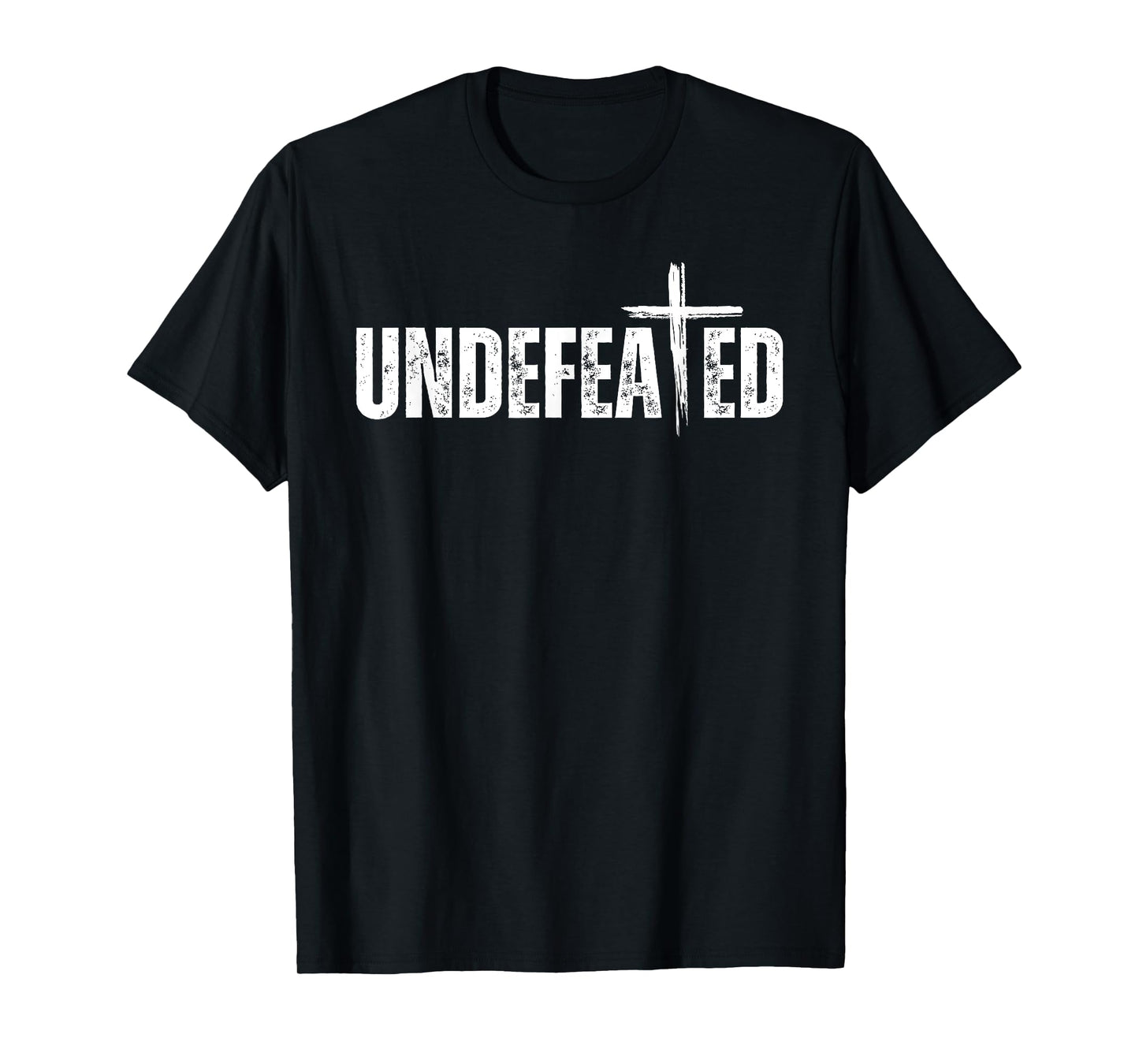 Undefeated Cross Christian Evangelical Jesus He Is Risen T-Shirt