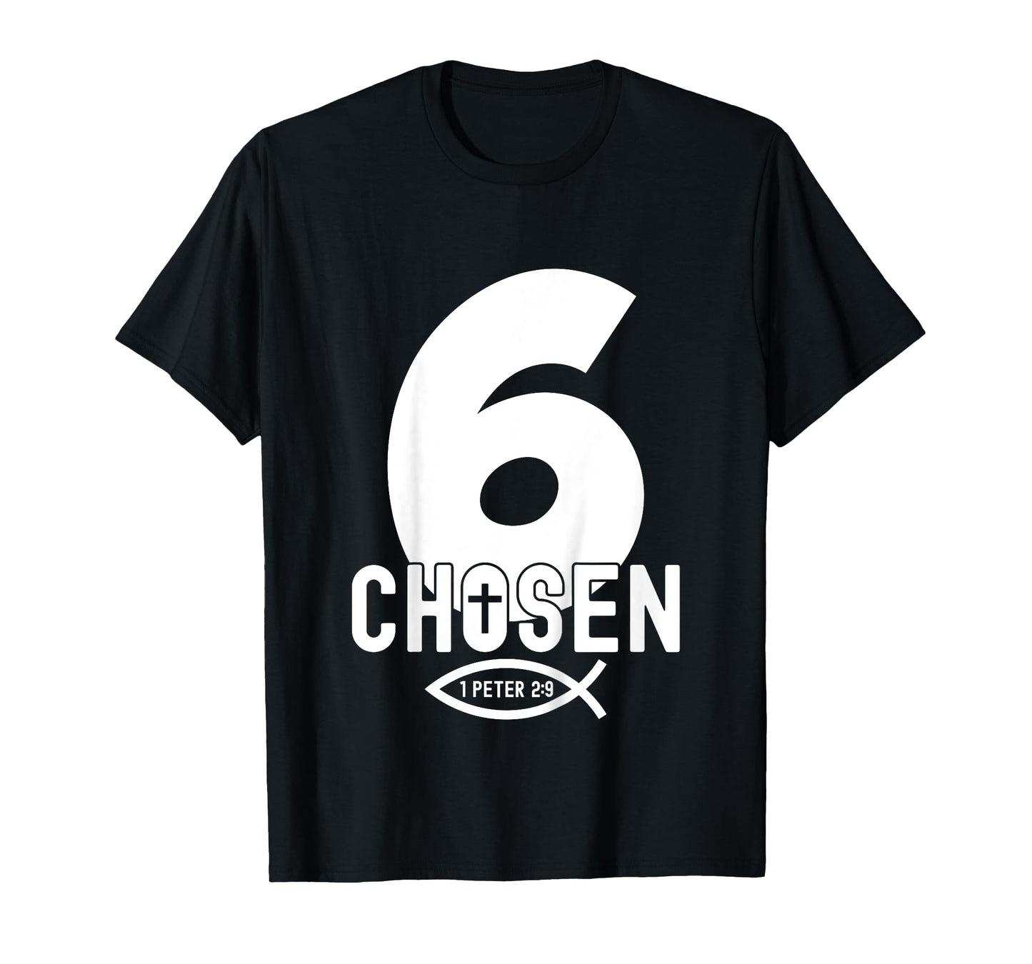 Religious Chosen 6 Years Jesus 6TH Birthday T-Shirt