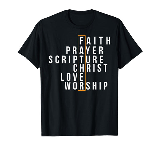 Religious Dad Christian Believer Fatherhood Fathers Day T-Shirt
