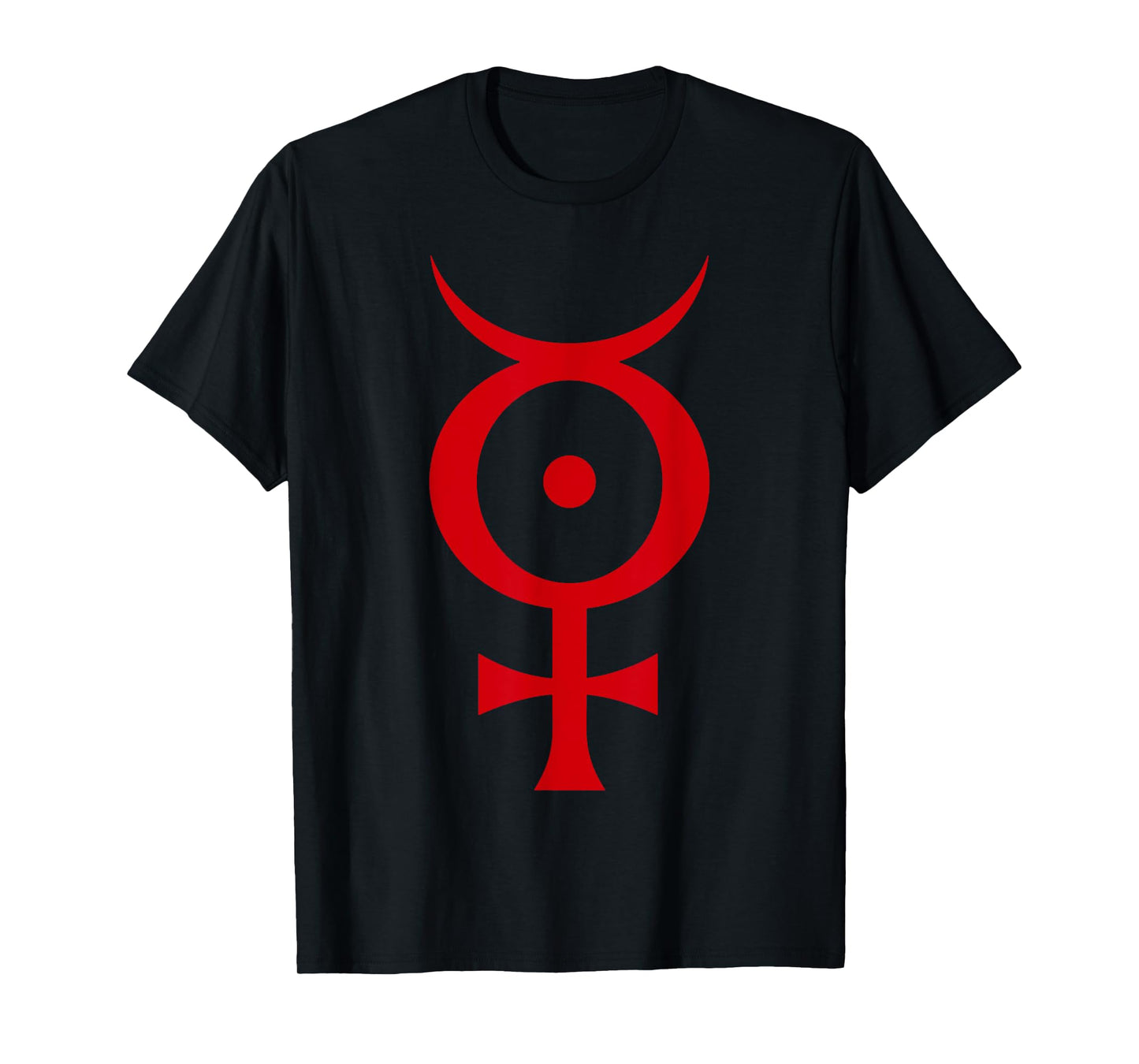 Antichrist Superstar Satanic Industrial Mercury Symbol Red T-Shirt