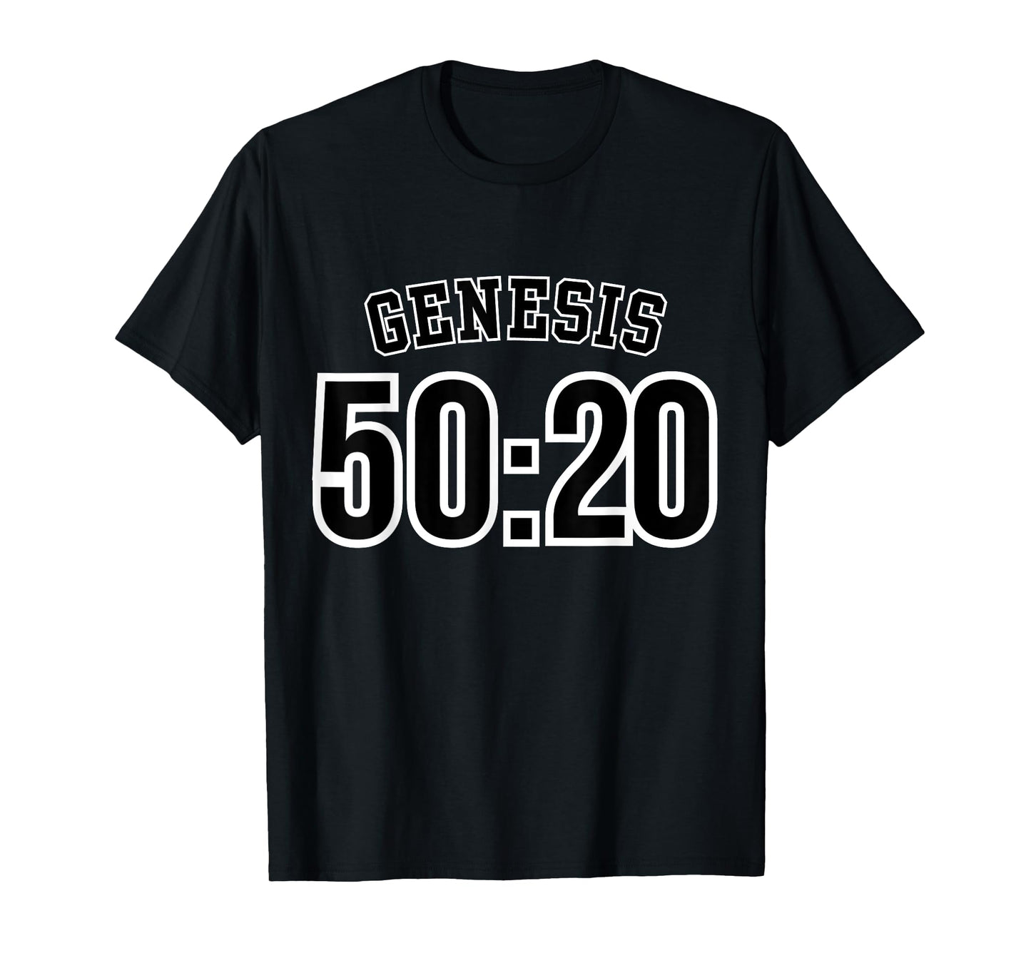 Genesis 50:20 - Sports Jersey Christian Scripture Design T-Shirt