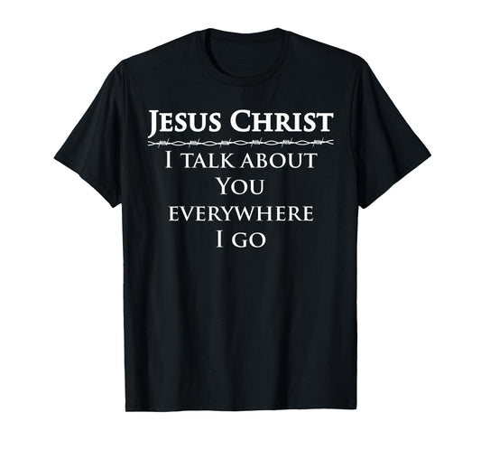 Deuteronomy 6 4 9 Study Bible Verse Religious God Loves T-Shirt