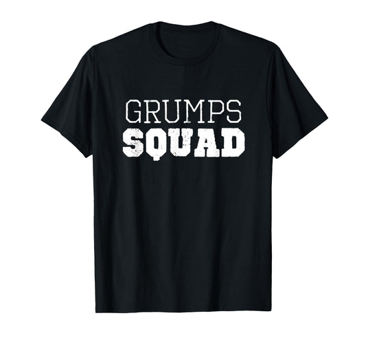Grumps Squad Cool Funny Grandpa T-Shirt