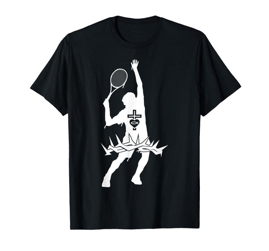 Religious Jesus Tennis Christ GOD Tennis T-Shirt