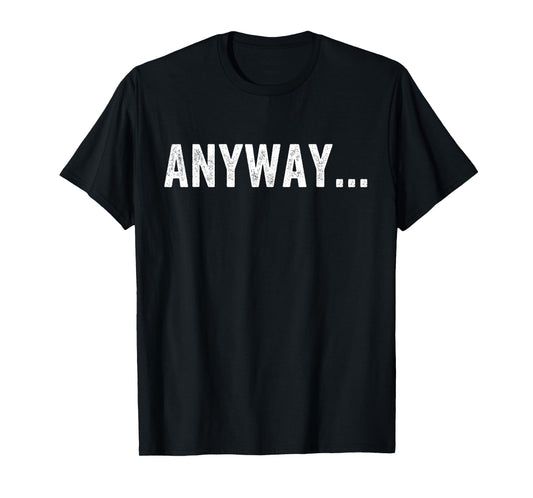Anyway Unisex-Adults Black Classic Fit Modern Crew Neck Short Sleeve T-Shirt