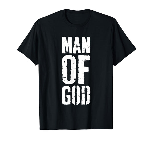 Man of God Religious Men's Christian T-Shirt