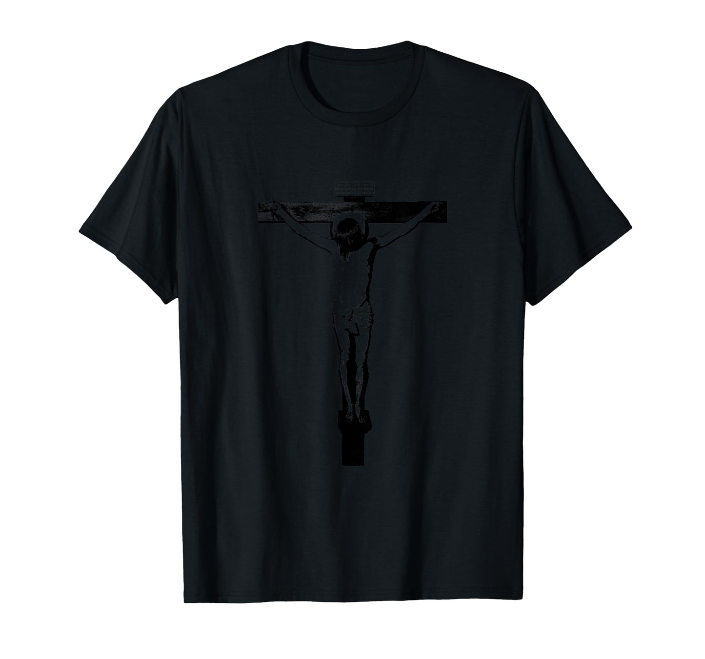 Catholic Tee for Men Crucifix with Jesus T-Shirt