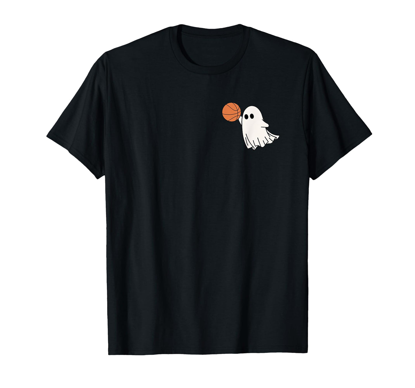 Basketball Halloween Basketball Ghost T-Shirt
