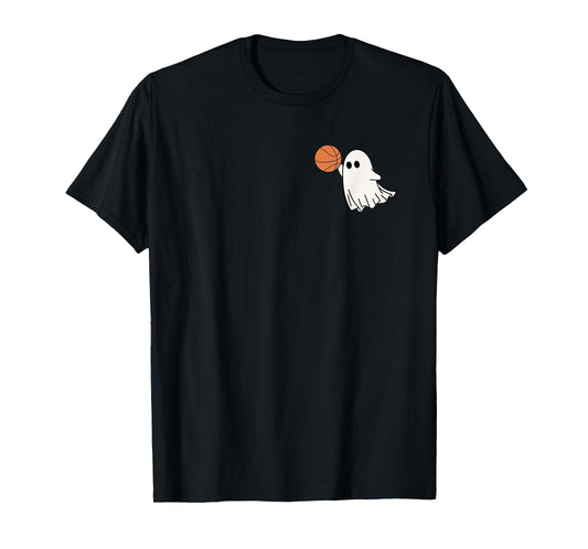 Basketball Halloween Basketball Ghost T-Shirt