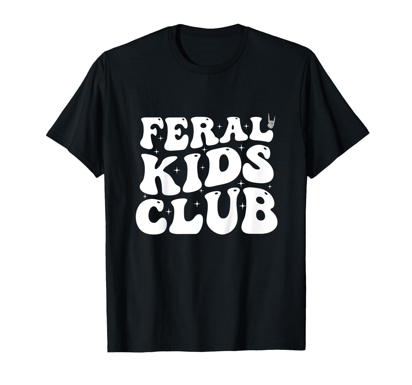 Kids Funny Feral Kids Club T-Shirt