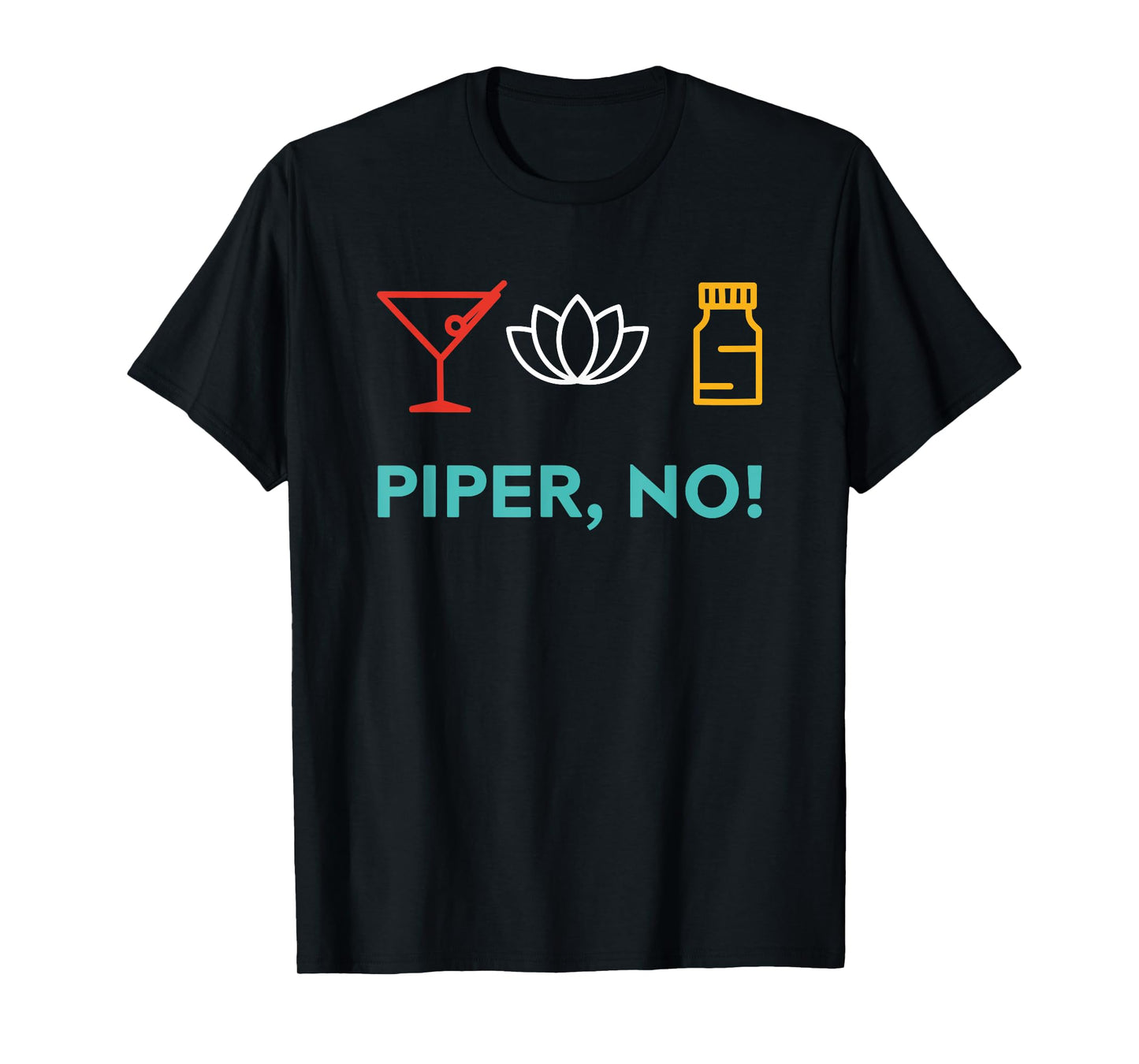 Piper, No Vintage Design T-Shirt