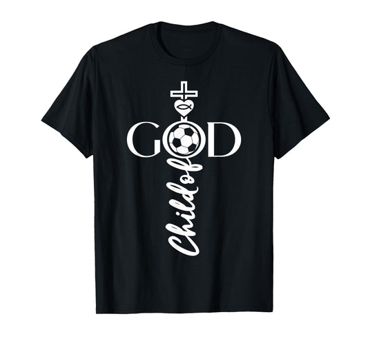 RELIGIOUS JESUS SOCCER CHILD OF GOD SOCCER T-Shirt