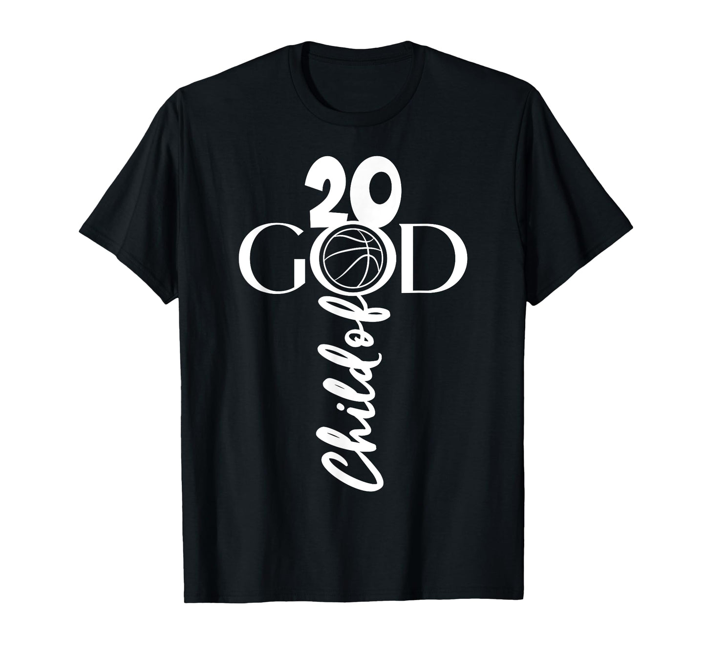 JESUS 20 YEARS CHILD OF GOD BASKETBALL 20th BIRTHDAY T-Shirt