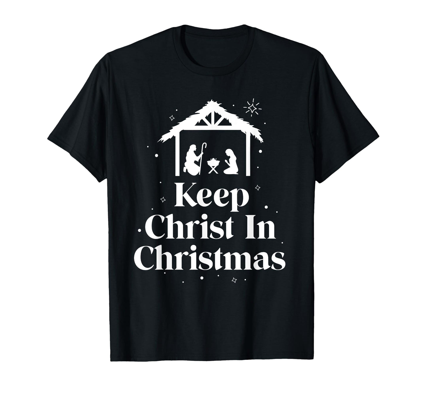 Keep Christ In Christmas Jesus Christian Womens Christmas T-Shirt