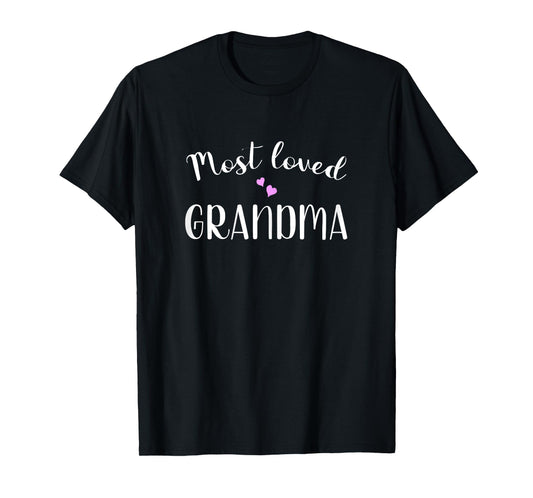 Most Loved Grandma Cute Hearts T-Shirt