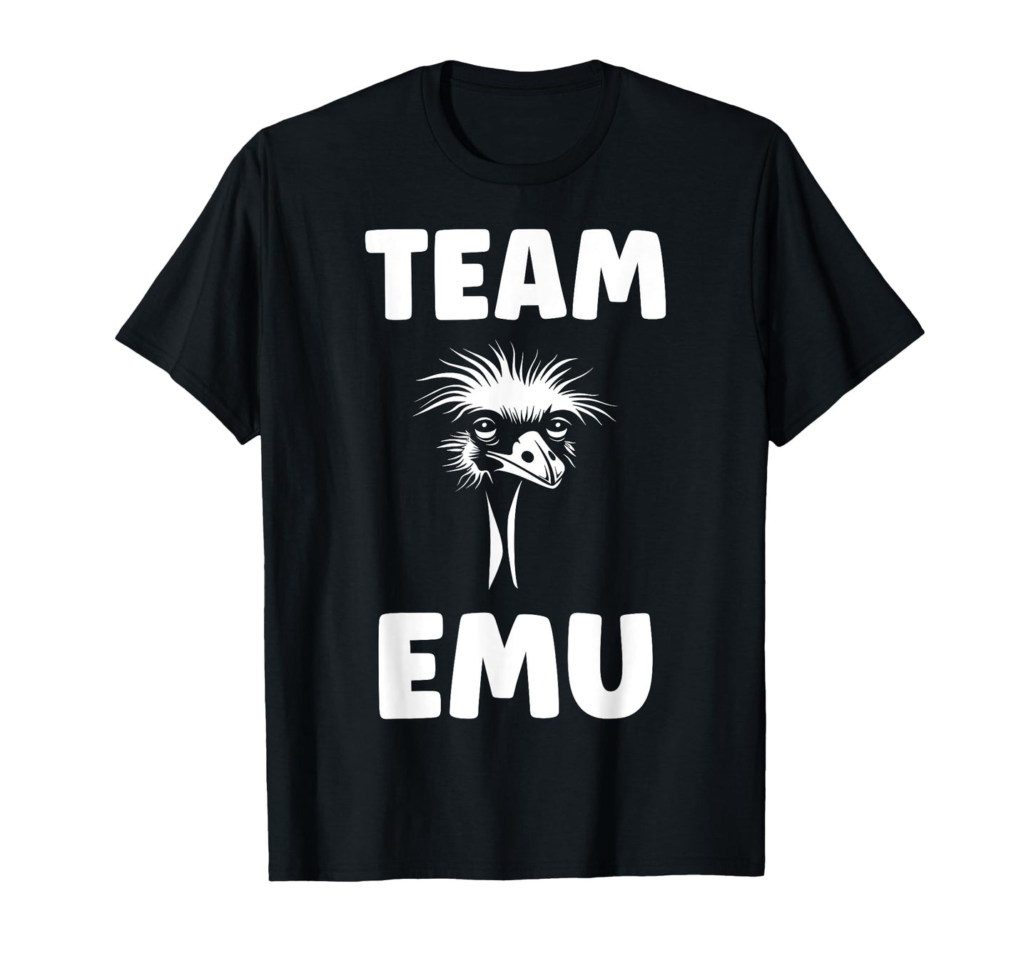 Funny Animals Emus Minimalist Bird Simple Team emu T-Shirt