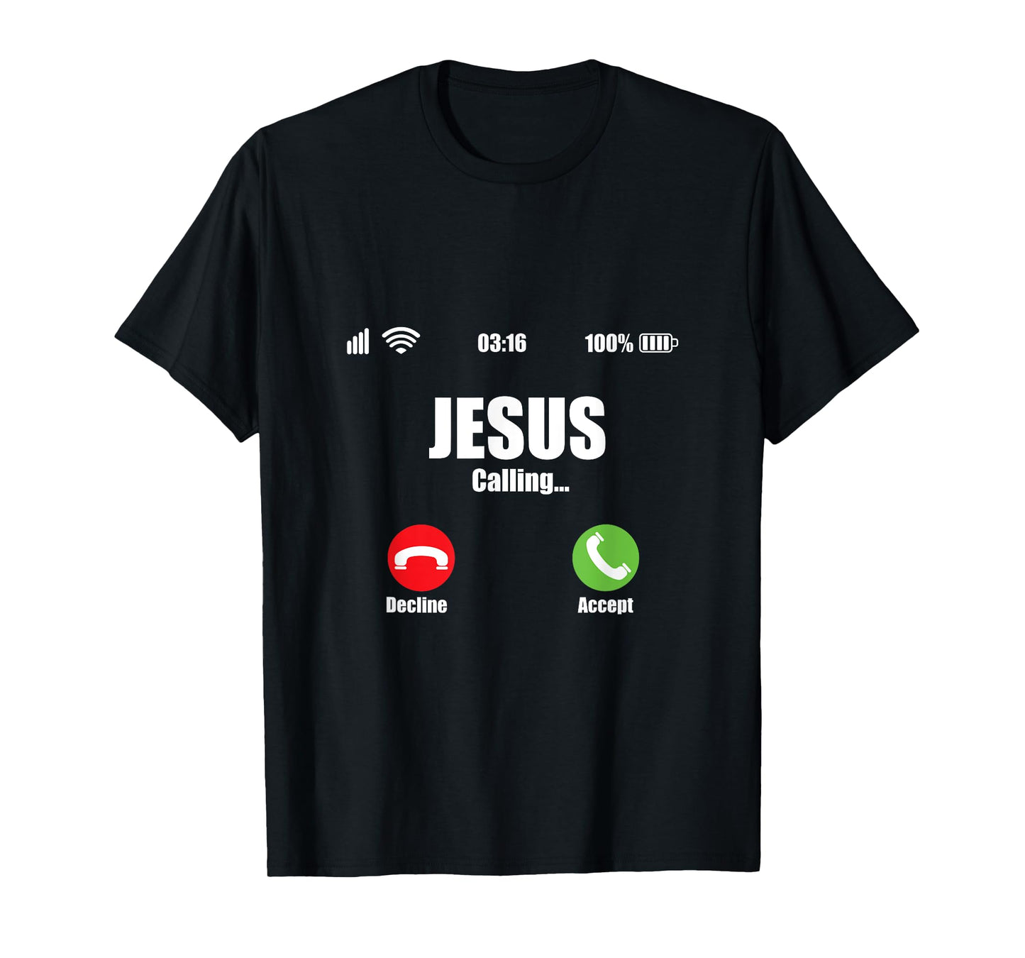 Jesus Is Calling Shirt Christian Cross Modern Believe T-Shirt