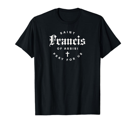 St Francis of Assisi Catholic Confirmation Saint Minimalist T-Shirt