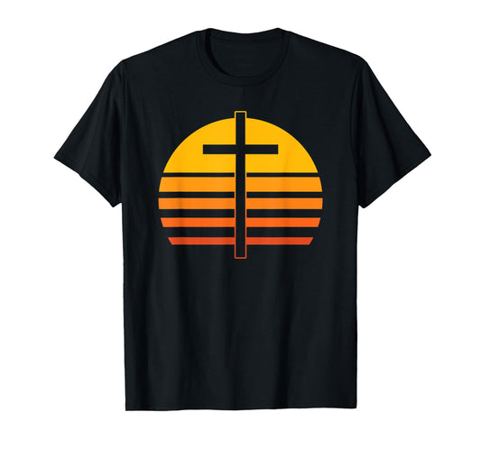 Retro Cross Christian T-Shirt