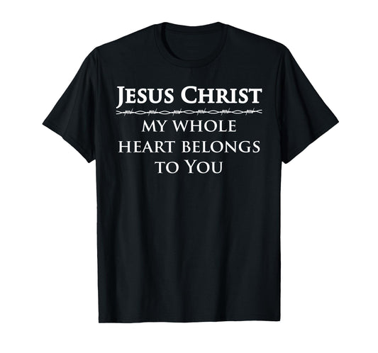 Deuteronomy 6 4 9 Study Bible Verse Religious Heart of God T-Shirt