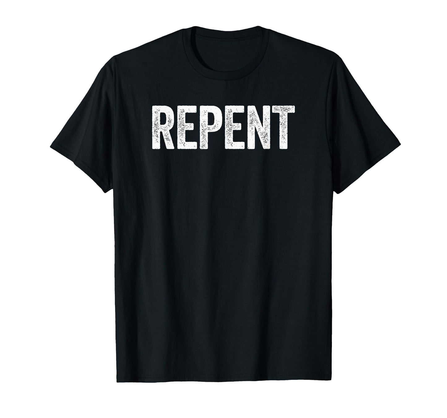 Repent Bold Text Christian T-Shirt