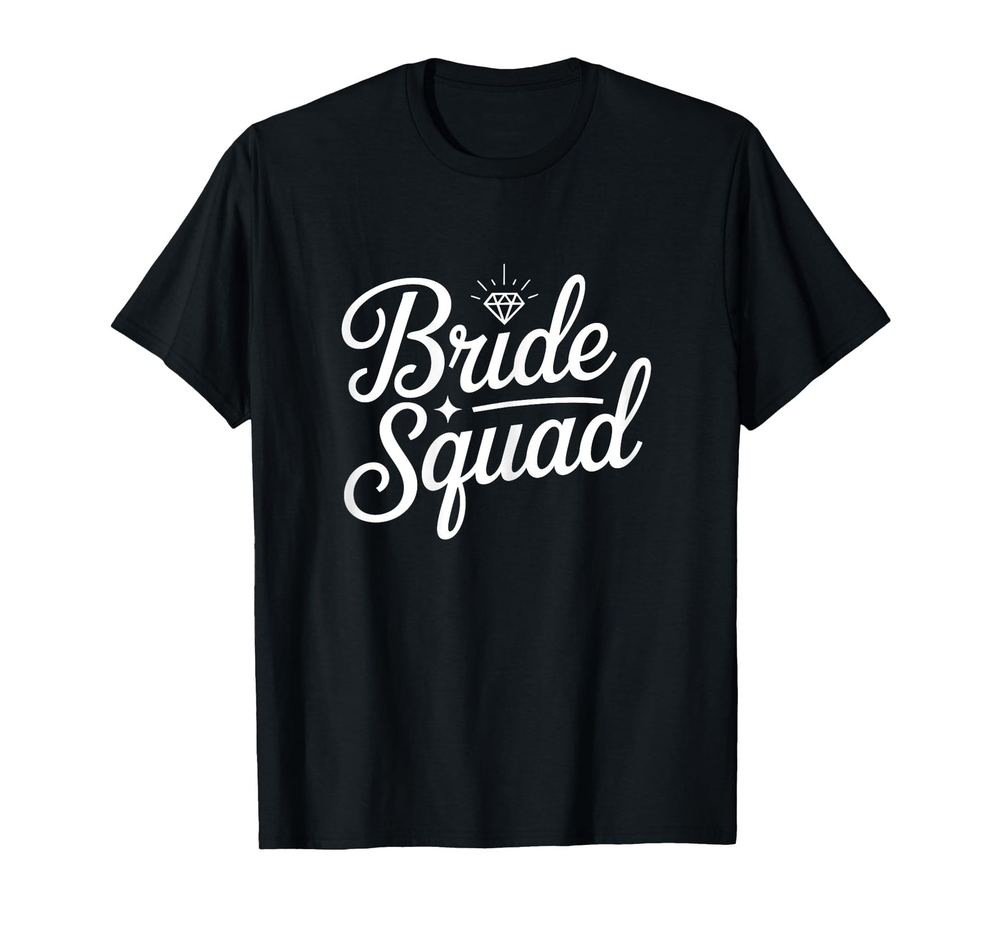 Bride Squad Shirt Women Bridesmaid Bachelorette Bridal Party T-Shirt