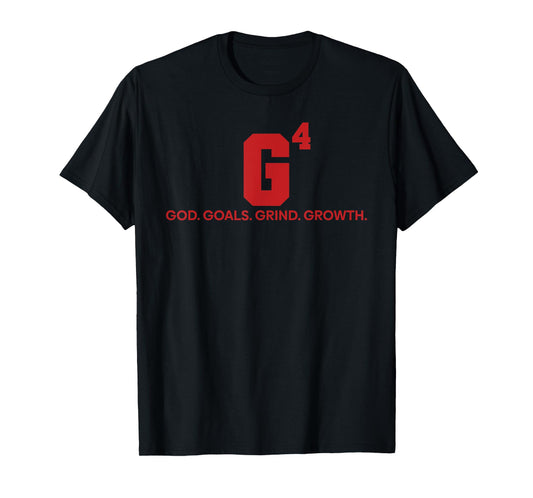 G4 God Goals Grind Growth Funny Christian T-Shirt