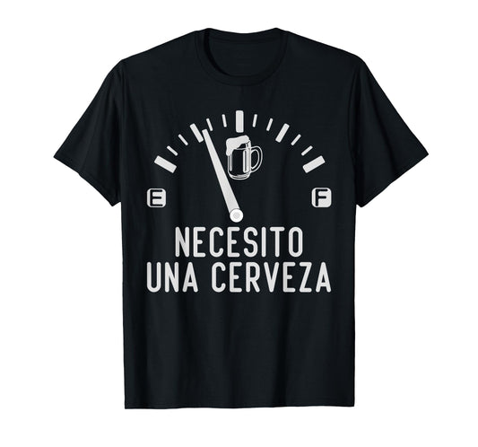 Necesito Una Cerveza Funny Mexican Beer Drinking Party T-Shirt