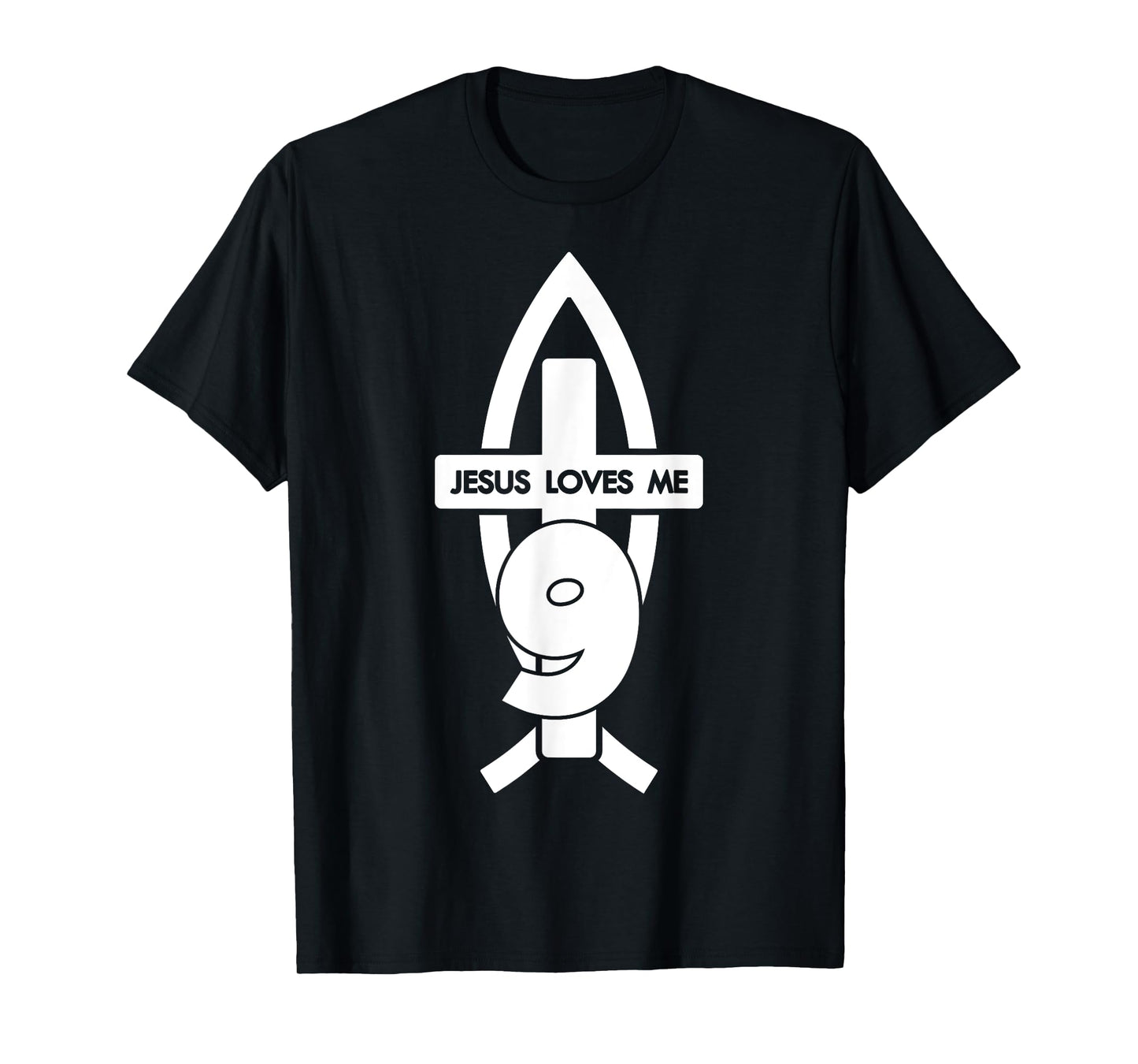 Jesus Loves ME 9 Religious 9 Years Jesus 9TH Birthday T-Shirt