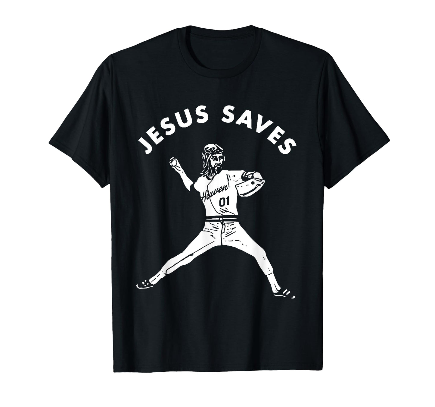 Jesus Saves Religious Christian Faith Baseball Shirt T-Shirt