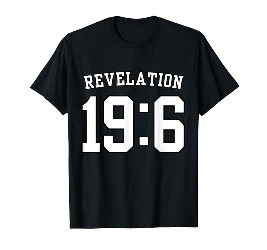 Revelation 19:6 Sports Jersey Christian Scripture Design T-Shirt