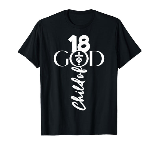 GOD 18 YEARS JESUS 18TH BIRTHDAY T-Shirt