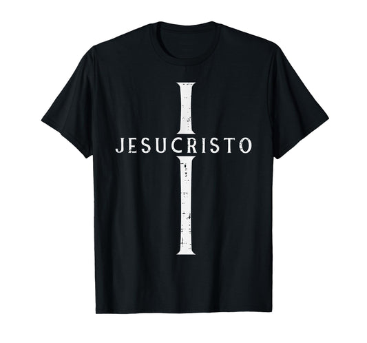 Jesucristo Cross God Jesus Spanish Christian Men Women Kids T-Shirt