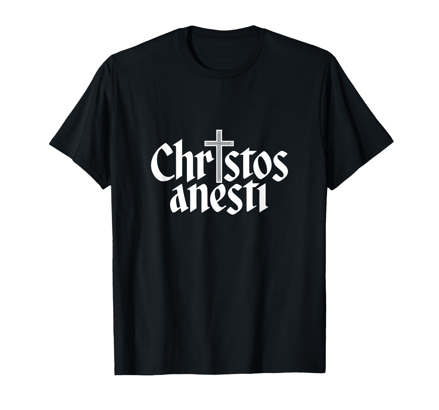 Christos Anesti Religious Orthodox Christian T-Shirt
