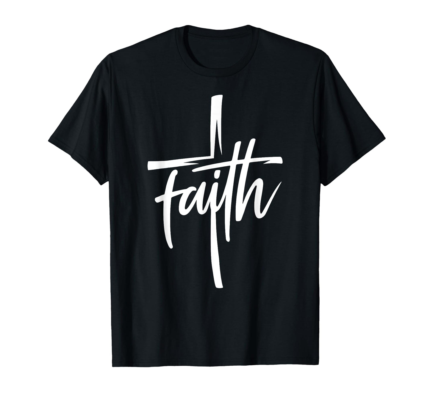 Faith Cross Christian Christ Faith Over Fear Cross Vintage T-Shirt