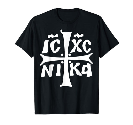 IC XC NIKA Cross Christogram Orthodox Christian T-Shirt