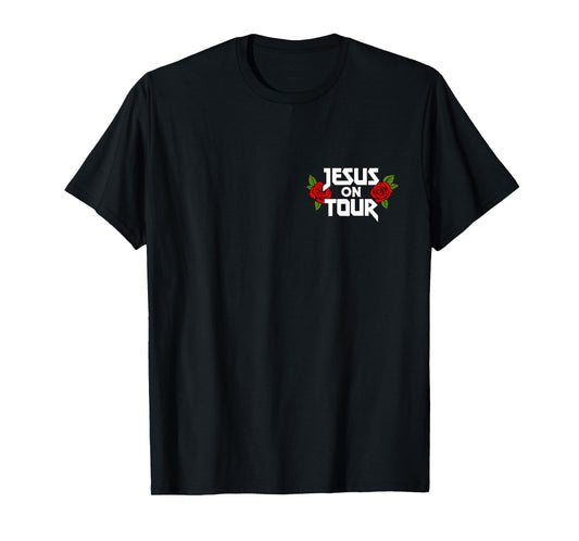 Jesus on Tour TShirt Jesus Freak Funny Christian Youth Group T-Shirt