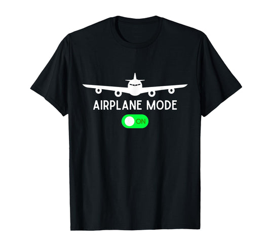 Funny Flying Airplane Mode Pilot T-Shirt