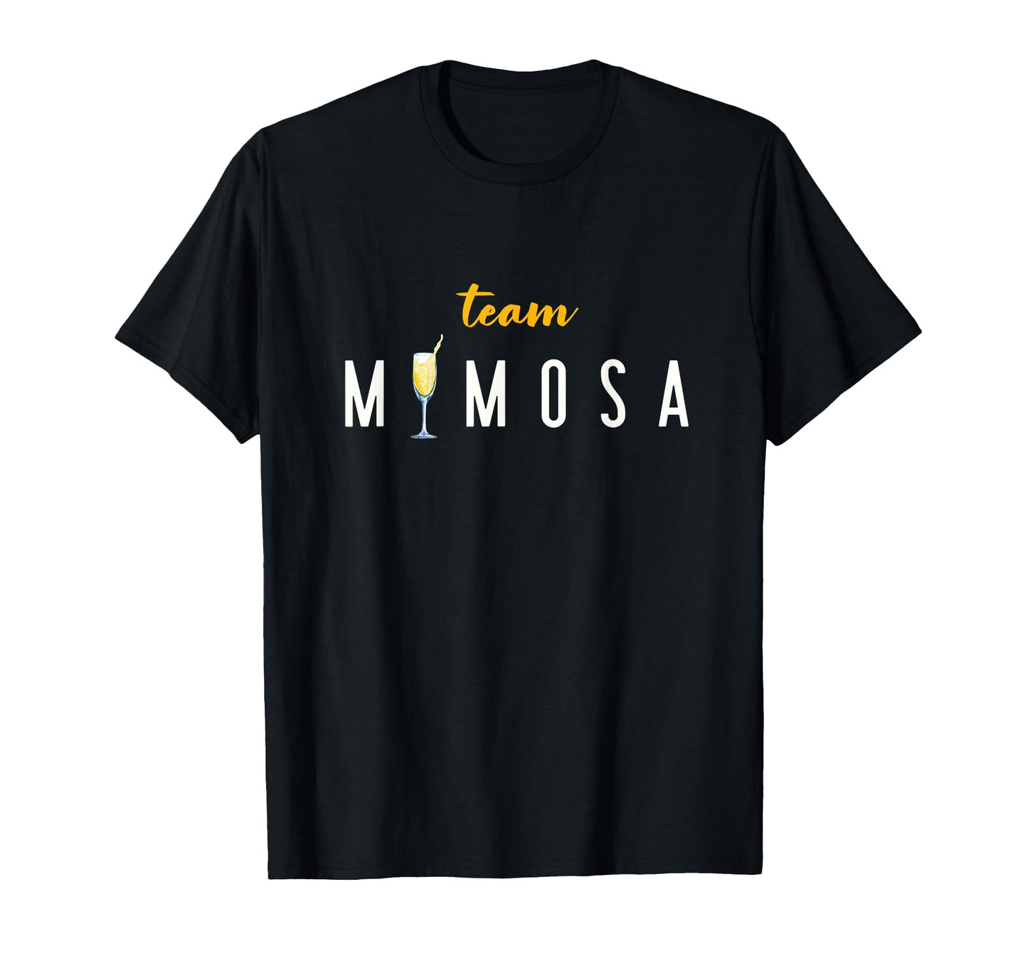 Team Mimosa Funny Mimosa Please Team Mimosa Orange Cocktail T-Shirt