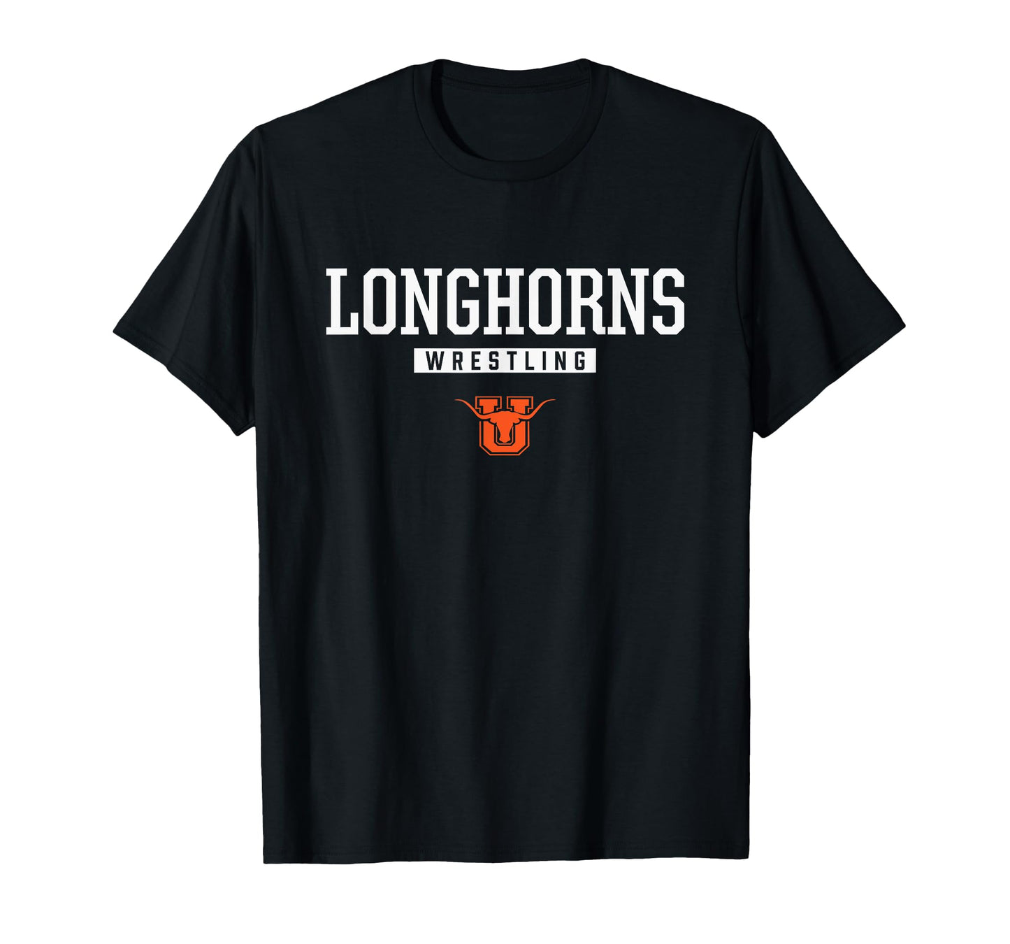 United Longhorns Logo Wrestling HS T-Shirt