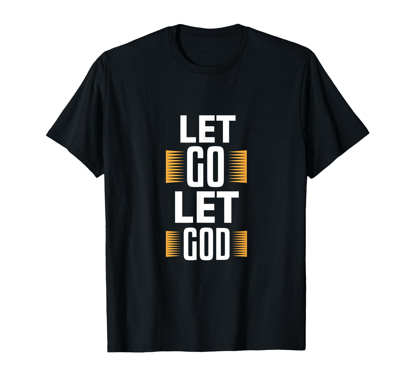 Let Go Let God - Christian God Faith Hope & Jesus - Pillars T-Shirt