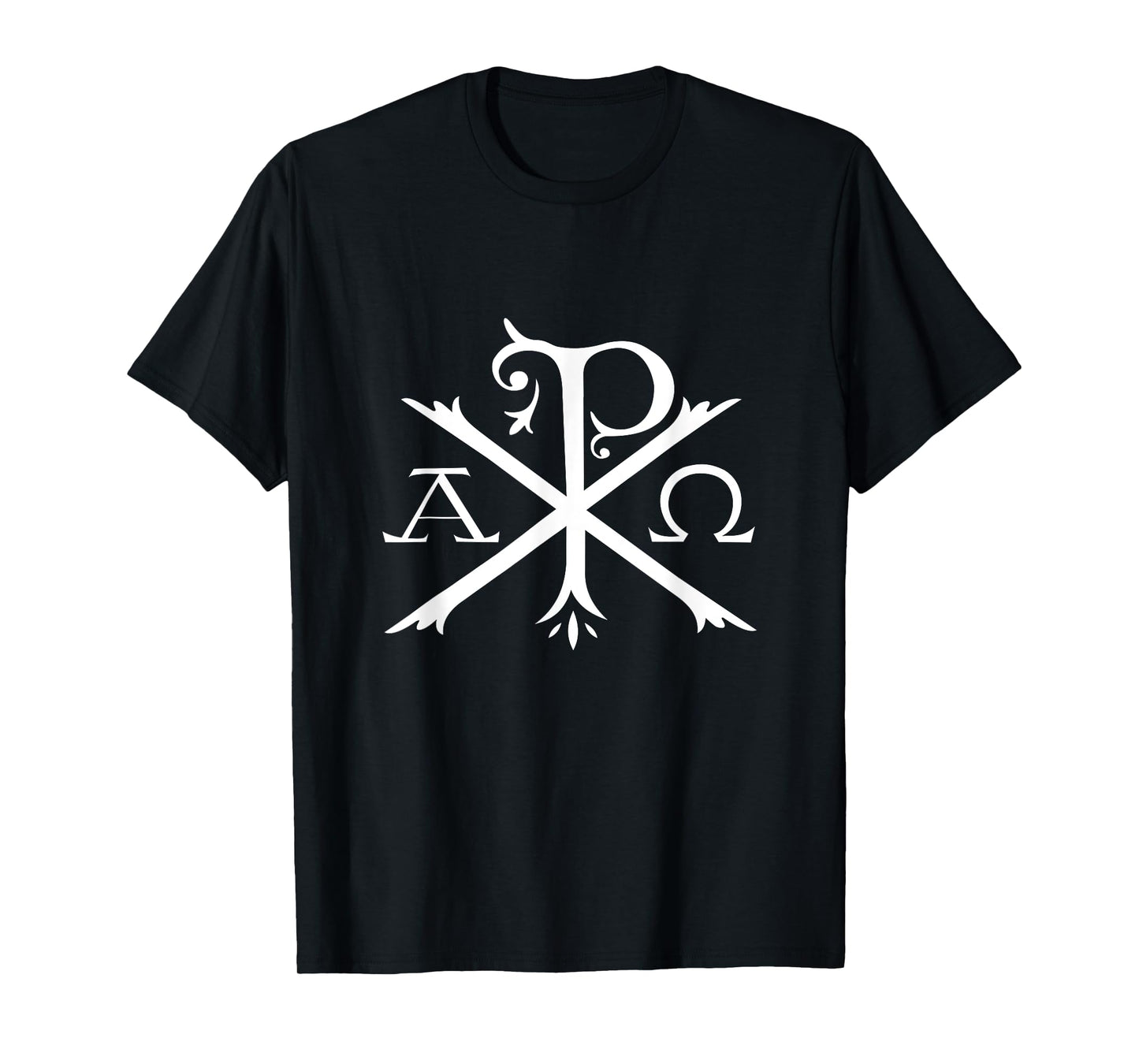 Christian Chi Rho T-Shirt Labarum Christogram Cross Faith T-Shirt