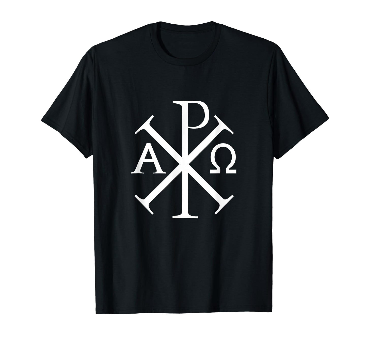 Christian Design Chi Rho Alpha Omega Jesus Christ Chrismon T-Shirt