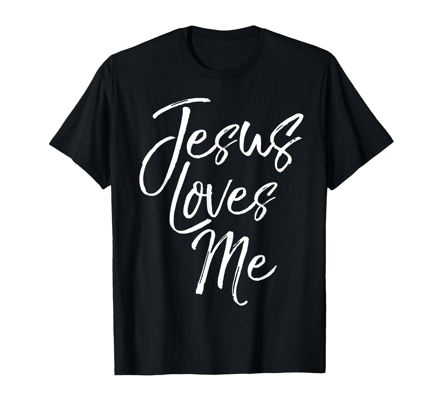 Christian Love Quote Gift for New Believers Jesus Loves Me T-Shirt