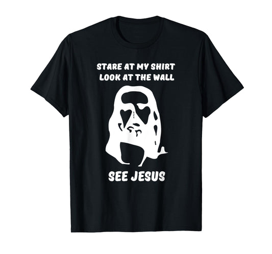 Easter Gift Jesus Christ Christian Gift Optical Illusion T-Shirt