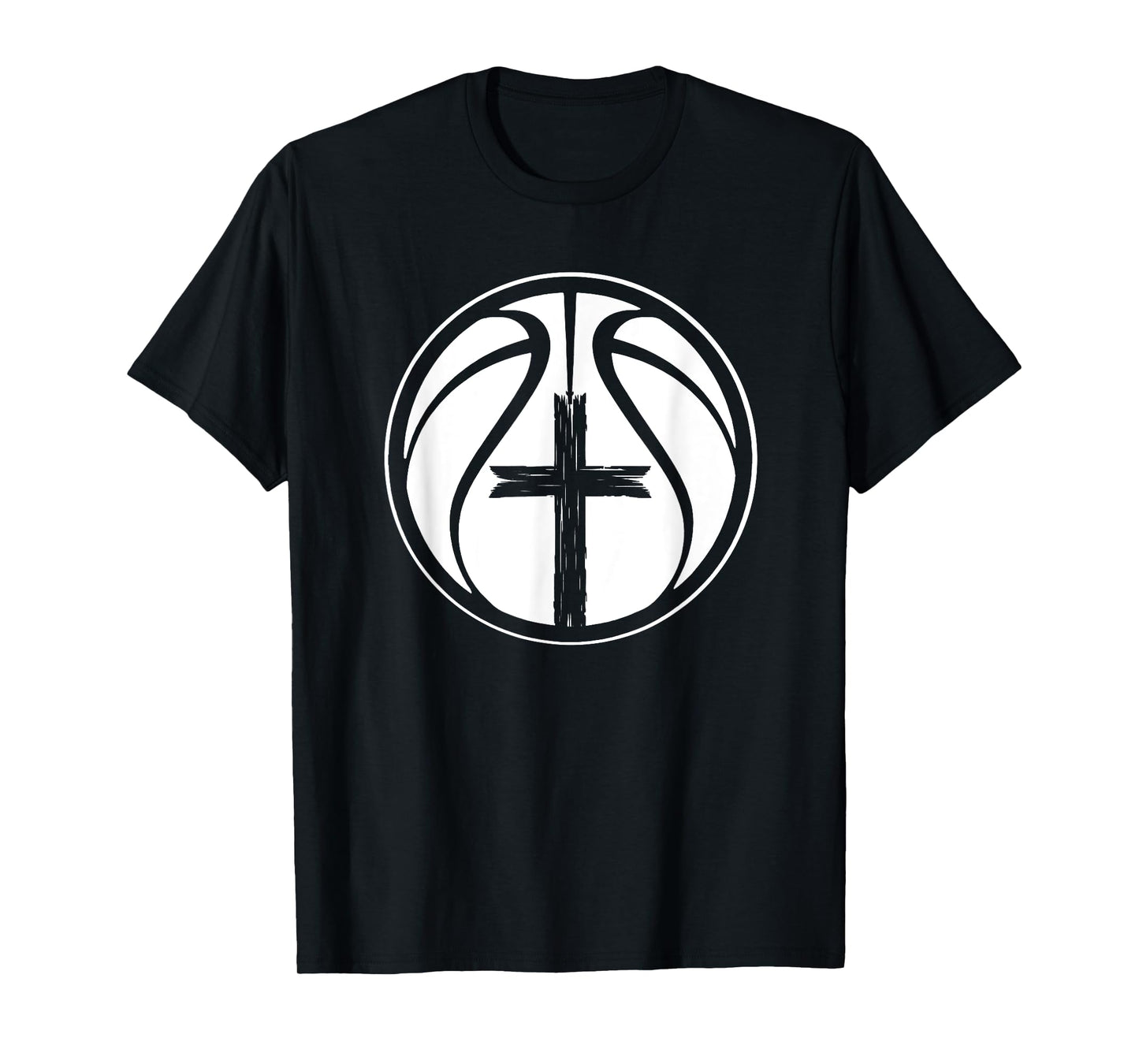 Christian Basketball Apparel Christian Basketball T-Shirt Unisex-Adults Black Small Short Sleeve T-Shirt