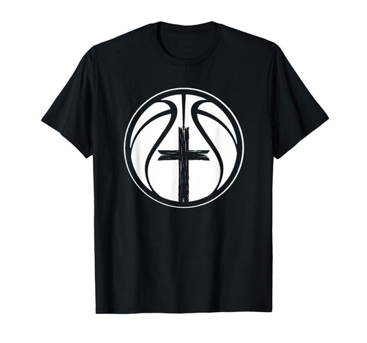 Christian Basketball Apparel Christian Basketball T-Shirt Unisex-Adults Black Small Short Sleeve T-Shirt