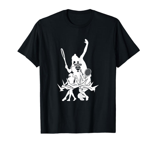 Religious Jesus Tennis Christ Gott Tennis T-Shirt