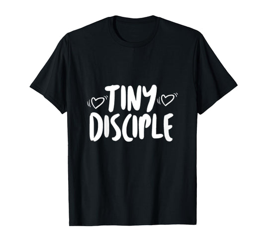 Kids Tiny Disciple Faith Based Christian Children Gift T-Shirt