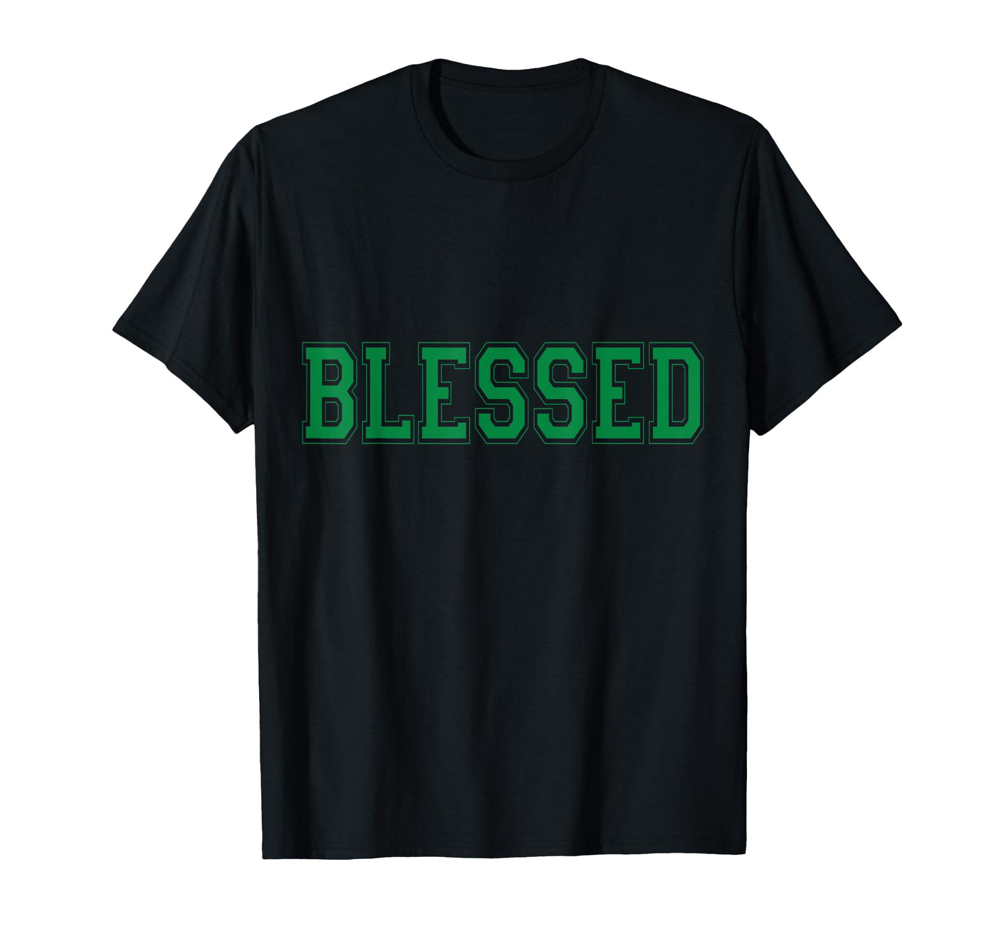 Christian T Shirts Blessed (Green)